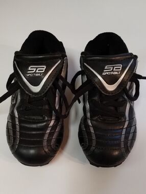Kids Black Soccer Shoes